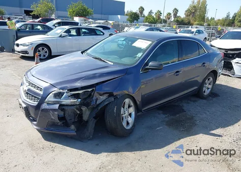 2013 Chevrolet Malibu 1Ls из США, поврежденный, VIN 1G11B5SA2DF342160